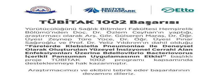  TÜBİTAK 1002 Başarısı 